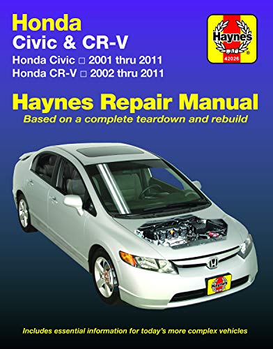Honda Civic (01-11): Does Not Include Information Specific to Cng or Hybrid Models (Hayne's Automotive Repair Manual)