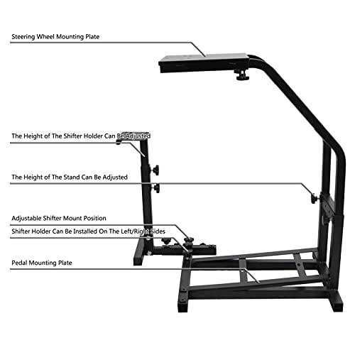 Hondony Soporte para volante para G25, G27, G29 y G920, altura regulable de 14 a 21 pulgadas (G25)