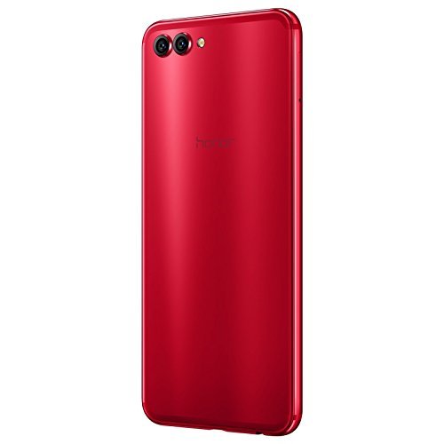Honor View 10 - Smartphone de 5.99" (4 G, 6 GB de RAM, 128 GB de ROM, EMUI 8, compatible con Android, Full HD 2160 x 1080p, cámara 16MP +20 MP y frontal de 13 MP), Rojo (Red)