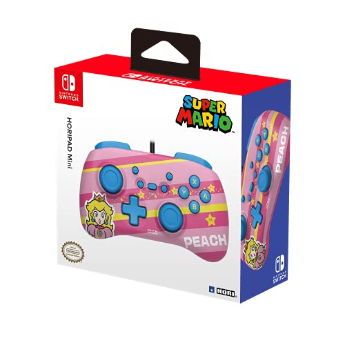 Hori - Mando Horipad Mini Peach - Licencia Oficial (Nintendo Switch)
