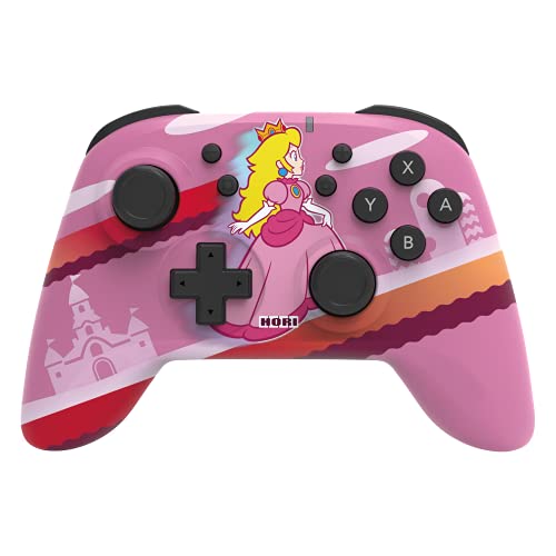 Hori - Mando Inalámbrico Horipad Peach - Licencia Oficial (Nintendo Switch)