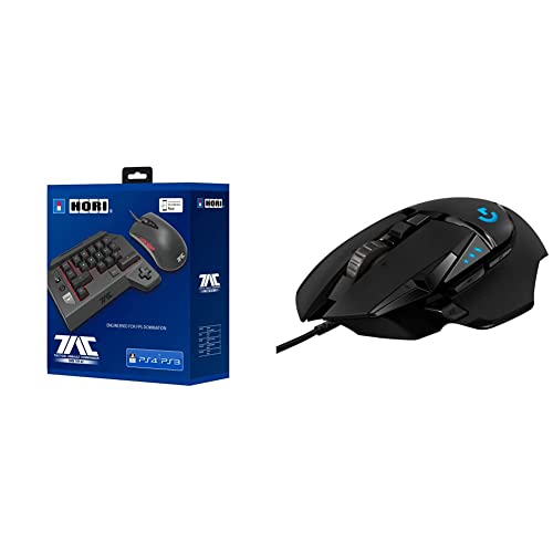Hori - Tactical Assault Commander Four Type K2 + Logitech G502 Hero Ratón Gaming con Cable Alto Rendimiento, Captor Hero 25K, 25
