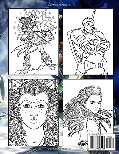 Horizon Zero Dawn Coloring Book: A Fabulous Coloring Book For Fans of All Ages With Several Images Of Horizon Zero Dawn. One Of The Best Ways To Relax And Enjoy Coloring Fun.