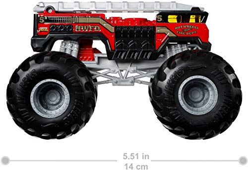 Hot Wheels Monster Trucks, Rojo (Mattel GBV34)