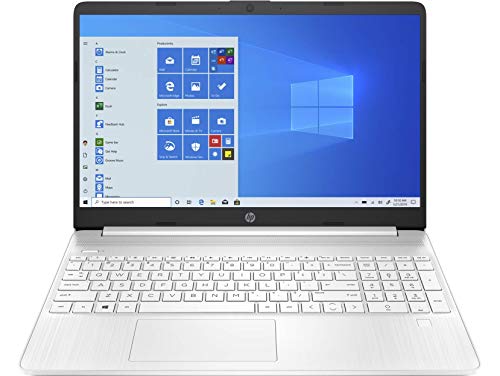 HP 15s-eq1026ns - Ordenador portátil de 15.6" HD (AMD Ryzen 3 3250U, 8 GB RAM, 512 GB SSD, AMD Radeon, sin sistema operativo) blanco - Teclado QWERTY Español