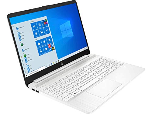 HP 15s-eq1026ns - Ordenador portátil de 15.6" HD (AMD Ryzen 3 3250U, 8 GB RAM, 512 GB SSD, AMD Radeon, sin sistema operativo) blanco - Teclado QWERTY Español