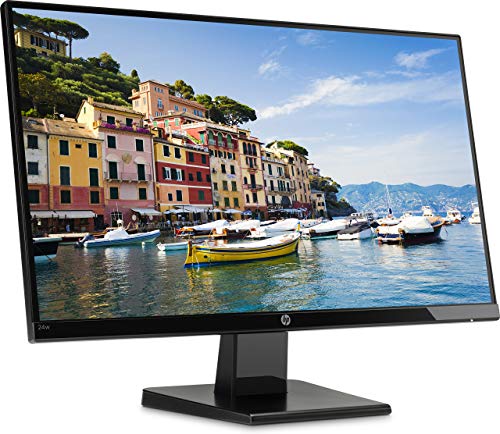 HP 24w 1CA86AA - Monitor 24" (Full HD, 1920 x 1080 pixeles, tiempo de respuesta de 5 ms, 1 x HDMI, 1 x VGA, 16:9), Color Negro