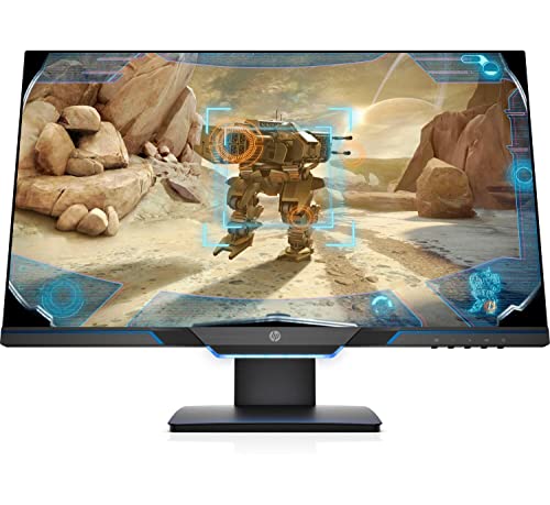 HP 25mx – Monitor Gaming de 25" Full HD (1920 x 1080 a 144Hz, TN, 1 ms, HDMI, Antirreflejo, Low Blue Light, Altura e Inclinación Ajustables) Negro