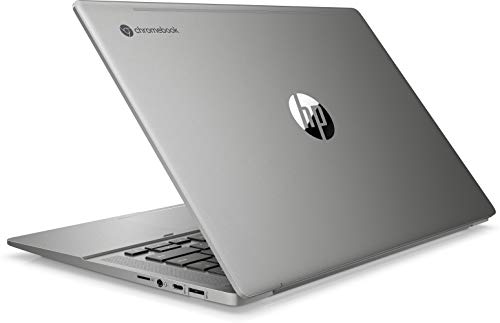 HP Chromebook 14b-na0004ns - Ordenador portátil de 14" FullHD (Ryzen 3-3250C, 8GB de RAM, 128GB SSD, gráficos integrados AMD Radeon, sistema operativo Chrome OS ) Plata - teclado QWERTY Español