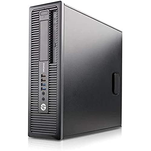 HP EliteDesk 800 G1 SFF Black Desktop PC, Intel Quad Core i5-4570 3.20GHz, 8GB RAM, 256GB SDD with Windows 10 Pro (Reacondicionado)