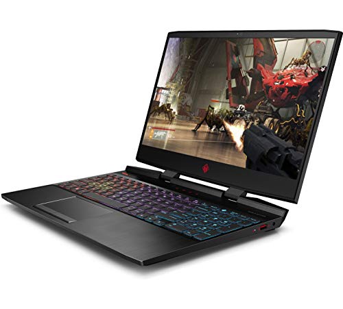 HP OMEN 15-dc1049ns - Ordenador portátil de 15.6" FullHD IPS (Intel Core i5-9300H, 16GB RAM, 512GB SSD, Nvidia GTX1650-4GB, sin sistema operativo) negro sombra - Teclado QWERTY Español