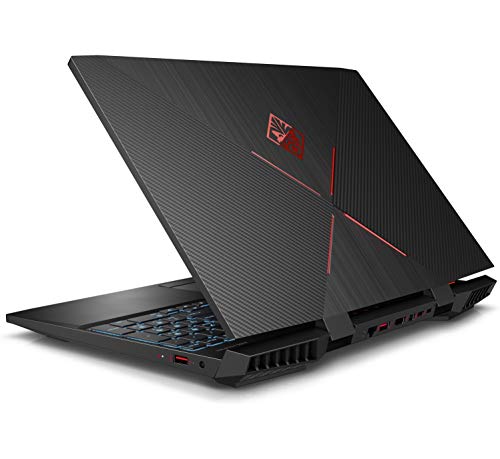 HP OMEN 15-dc1049ns - Ordenador portátil de 15.6" FullHD IPS (Intel Core i5-9300H, 16GB RAM, 512GB SSD, Nvidia GTX1650-4GB, sin sistema operativo) negro sombra - Teclado QWERTY Español