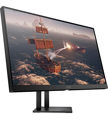 HP OMEN 27i – Monitor Gaming de 27" Quad HD (2560 x 1440 a 165Hz y 2k, IPS, 1ms, HDMI, Antirreflejo, Iluminación Ambiental, Altura e Inclinación Ajustables) Negro
