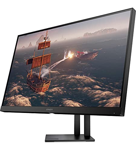 HP OMEN 27i – Monitor Gaming de 27" Quad HD (2560 x 1440 a 165Hz y 2k, IPS, 1ms, HDMI, Antirreflejo, Iluminación Ambiental, Altura e Inclinación Ajustables) Negro