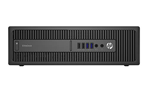 HP - Ordenador de sobremesa EliteDesk 800 G2 SFF, con procesador Intel Quad Core i5 de 256 GB SSD, disco duro de 500 GB, memoria interna de 8 GB, Windows 10 Pro MAR (revisado)