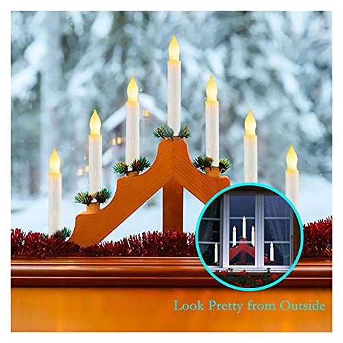 HSJWOSA Seguridad 1pc Flame LED Candle Light Battery Power 2 Modos for Día de San Valentín Romántico Cumpleaños de Navidad Boda Decoración de la Fiesta Ajustable