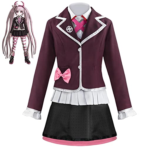 HSRCOS Game Danganronpa Another Episode Utsugi Kotoko Cosplay School Uniform Costumes JK Sailor Suit Set M OneSet