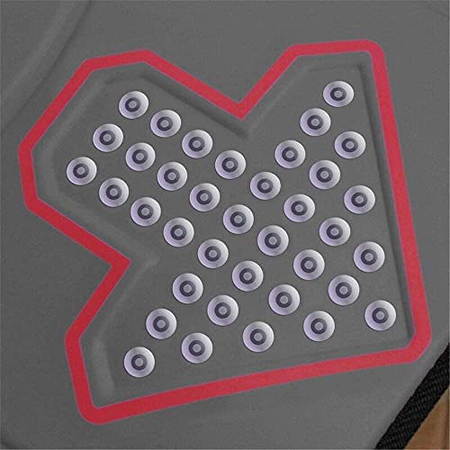 HTDHS Esteras de Danza Dobles inalámbricas, Estuches de Juego Resistentes al Desgaste Duradero Que insonorizan alfombras de Danza Suave para Adultos/niños HD TV de Doble Uso, 166 cm × 93cm, Negro