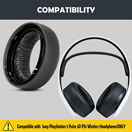 HTINDUSTRY Almohadillas de repuesto profesional para auriculares Sony Playstation 5 Pulse 3D PS5