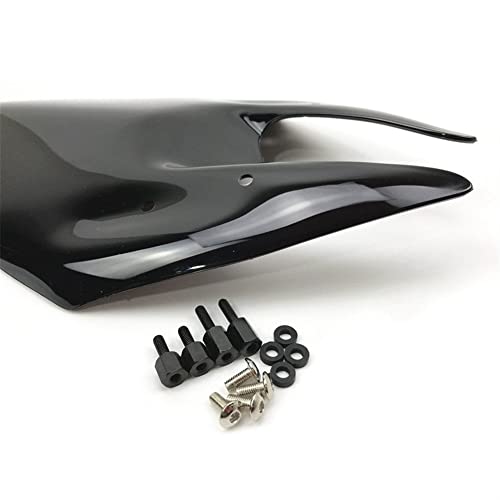 HTKA Moto Parabrisas para Kawasaki Ninja Z800 Z 800 2012 2013 2014 2015 2016 2017 2018 Negro Parabrisas Doble Burbuja (Color : Iridium)