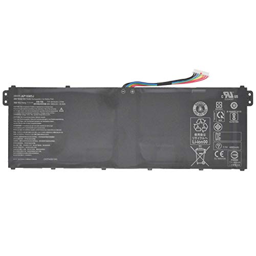 HUBEI AP16M5J Reemplazo de la batería del portátil para Acer Aspire 1 A114-31 A114-31-C4HH A114-31-C5GM 3 A314-31 A315-21 A315-51 5 A515-51 A515-51-75UY ES1-523 ES1-523-2342 KT00205005(7.7V 37Wh)