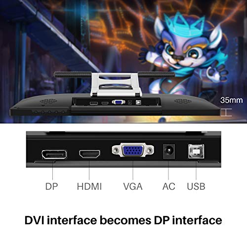 Huion Kamvas 20 2019 Tableta Gráfica con Pantalla, Versión Mejorada de Huion Kamvas GT-191 V2, Monitor de 19.5 Pulgadas, Vidrio Antideslumbrante, 120% sRGB, Función de Inclinación, Soporte Ajustable