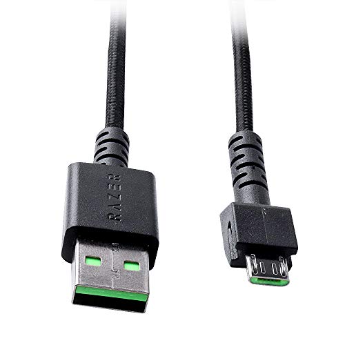HUIYUN Nuevo cable micro USB cable de datos de línea/cable de carga de repuesto para Razer Mamba Wireless Mouse/Razer Mamba HyperFlux Mouse/Firefly HyperFlux Mouse Mat Bundle
