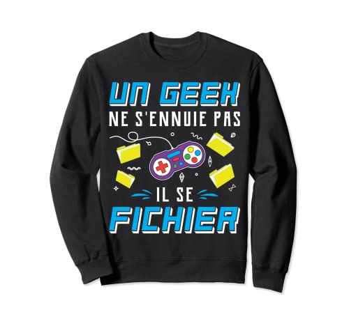 Humour Geek - Juego de videoconsola para hombre Sudadera