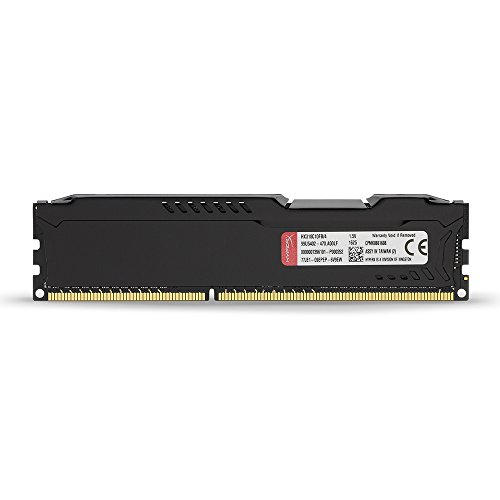 HyperX Fury - Memoria RAM de 4 GB (1866 MHz DDR3 Non-ECC CL10 DIMM), Negro