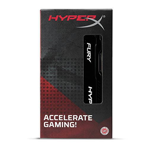 HyperX Fury - Memoria RAM de 4 GB (1866 MHz DDR3 Non-ECC CL10 DIMM), Negro