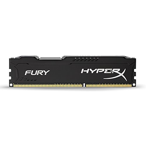 HyperX Fury - Memoria RAM de 4 GB (1866 MHz DDR3 Non-ECC CL10 DIMM), Negro