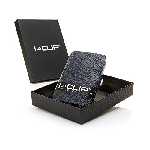 I-CLIP Original Silver Pure Blue, Cartera, Billetera, Monedero