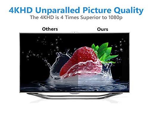 IBRA 5M Luxury Cable de HDMI de Ultra Alta Velocidad Cable de 18Gb/s HDMI 2.0b Soporte 4K@60Hz Fire TV, Ethernet, Retorno de Audio,Video UHD 2160p,HD 1080p,3D, Xbox Playstation PS3 PS4 PC