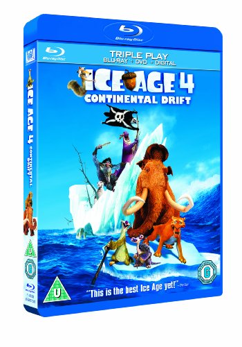Ice Age 4: Continental Drift - Triple Play [Edizione: Regno Unito] [Italia] [Blu-ray]