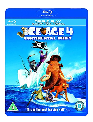 Ice Age 4: Continental Drift - Triple Play [Edizione: Regno Unito] [Italia] [Blu-ray]