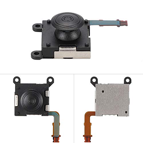 Ichiias Joystick de Repuesto, Joystick de Juego Universal Negro, Durable Práctico Fácil de Instalar Compatible con PS Vita 2000