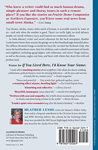 If You Lived Here, I'd Know Your Name: News from Small-Town Alaska [Idioma Inglés]
