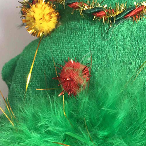 ifundom Diadema para árbol de Navidad con diseño de árbol de Navidad, accesorio para disfraz de cabeza adorable para perros y mascotas (tamaño S)