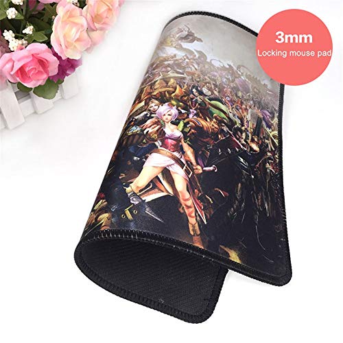 IGZNB Alfombrilla para Ratón con Teclado 900X400 Mm, Alfombrilla para Ratón para Juegos Profesional XXL Ampliada con Base De 3 Mm De Grosor, Adecuada para Notebooks, Pc-Overlord, K