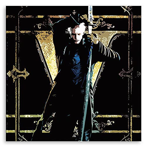 Imagen Moderno Videojuego Impresión Lienzo Dante Multi 40x40 cm