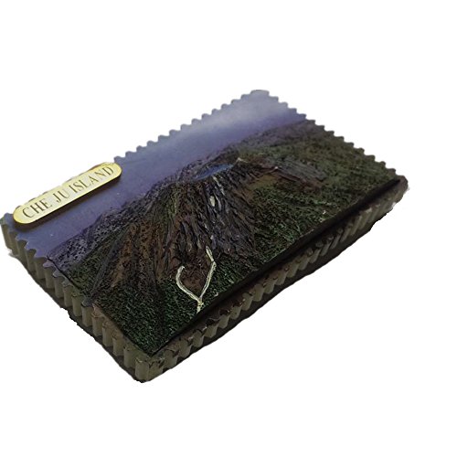 Imán para nevera 3D de la isla de Che Ju de Corea, decoración para el hogar y la cocina, imán para nevera