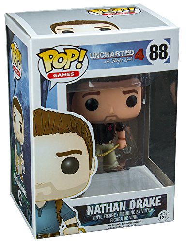 Import Europe - Figura Pop! Nathan Drake Uncharted, Color Negro