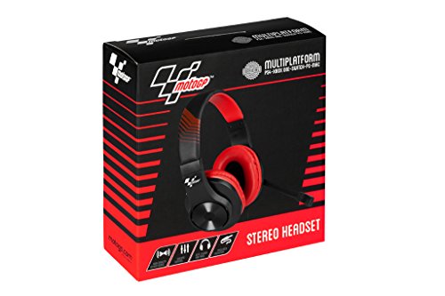 Indeca - Auriculares casco PS4 , PC, Xbox Multiplataforma Moto GP 2018 (PlayStation 4)