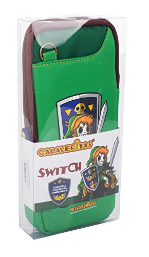 Indeca - Bolsa Slim Zelda Calaveritas (Nintendo Switch)