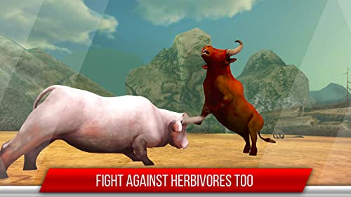 Indian Animal Fighting Battle: Wild Bull Rampage Game| Monster Duel Knockdown