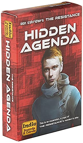 'Indie Tarjeta & Card Games ibg0 RE03 – de Tablero The Resistance: Hidden Agenda Expansion