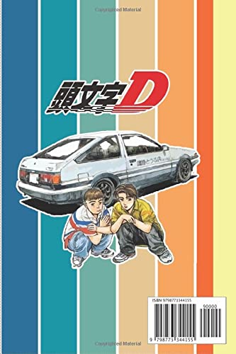 Initial D Notebook Manga Anime Merch for Women Men Teen: Initial D Art | Initial D Fanart |Gamer Journal | Composition Notebook | Notepad book | ... Occasion Gifts in Work Office, Home, School
