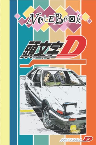 Initial D Notebook Manga Anime Merch for Women Men Teen: Initial D Art | Initial D Fanart |Gamer Journal | Composition Notebook | Notepad book | ... Occasion Gifts in Work Office, Home, School