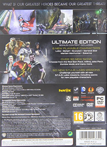 Injustice: Gods Among Us Ultimate Edition PC UK (PC) [Importación Inglesa]