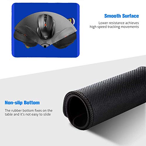 Inkling Boy (Azul) Splatoon Dobladillo de la Alfombrilla de ratón Esports Office Study Computer